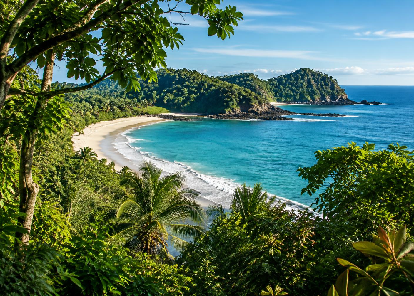 A lush Pacific cove in Guanacaste, Costa Rica